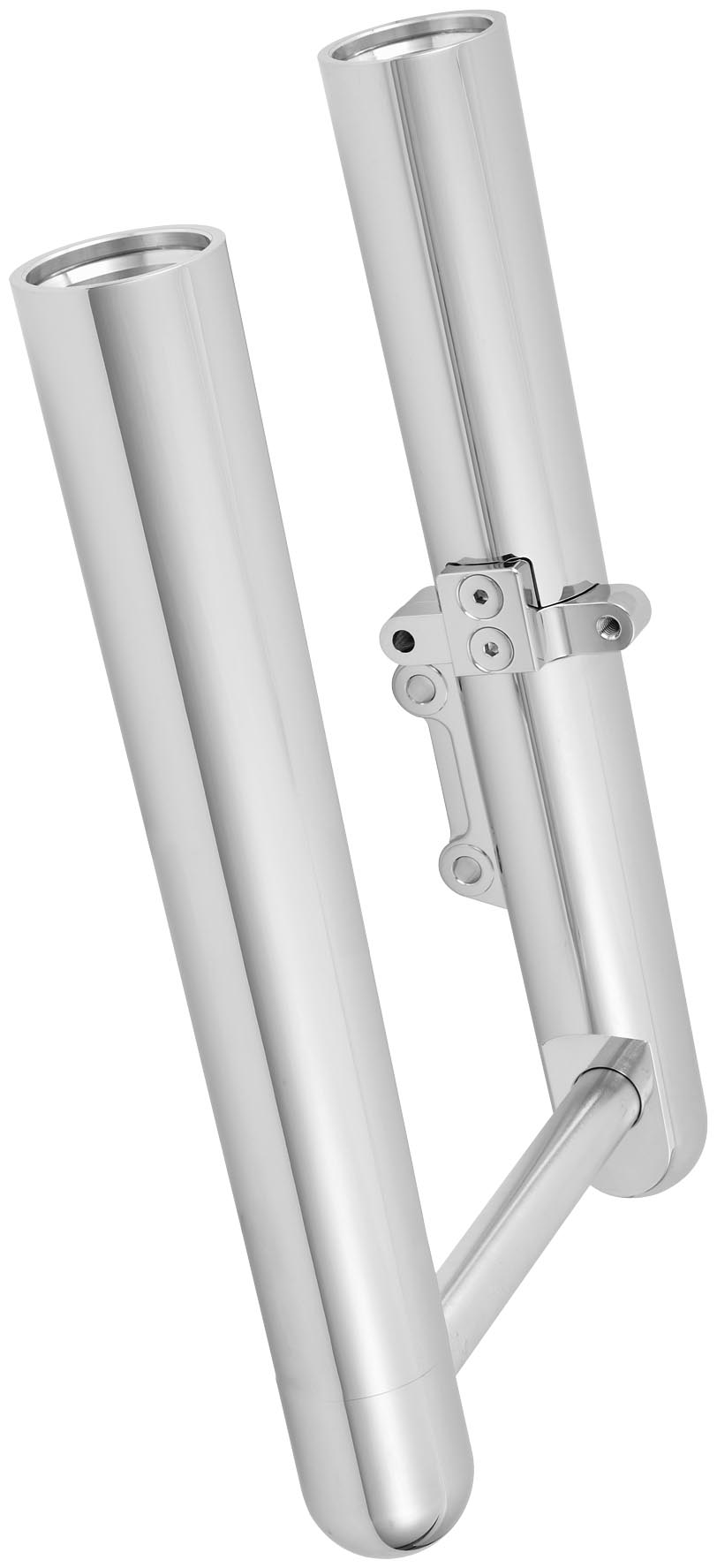 Hot Legs Single Disc Fork Leg Set - Smooth - Chrome