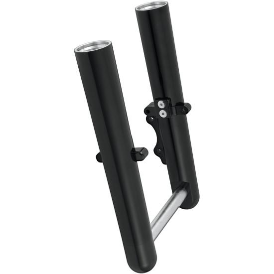Hot Legs Single Disc Fork Leg Set - Smooth - Black