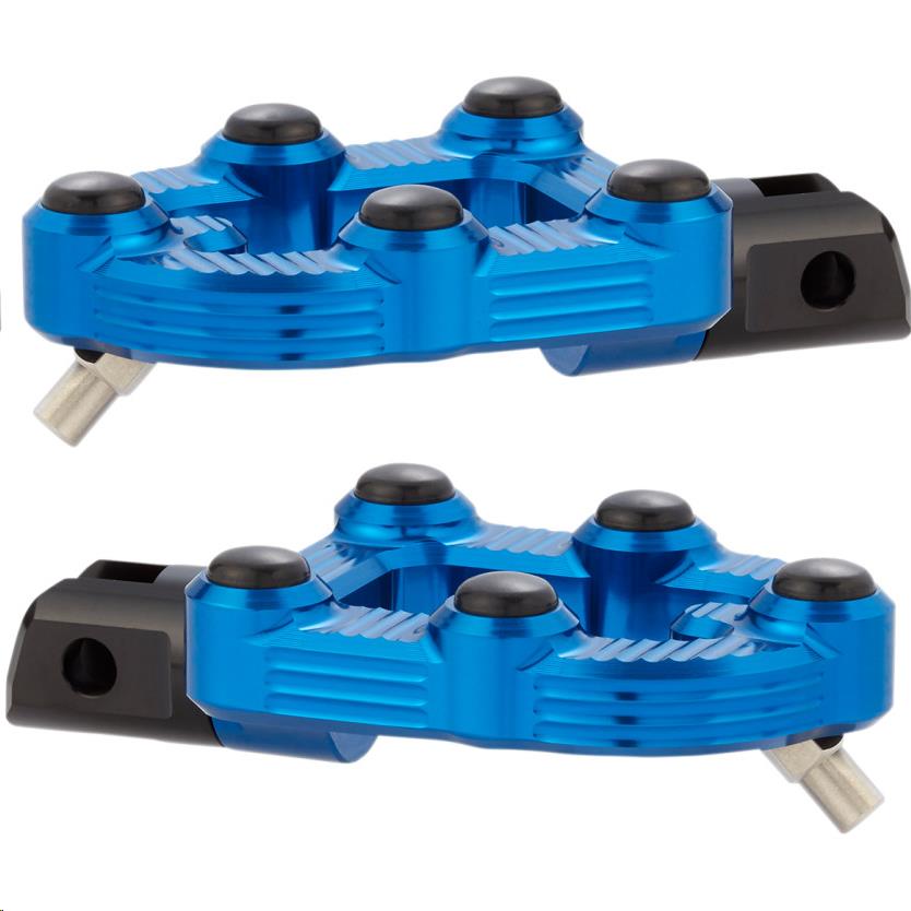 MX Footpegs - Blue Anodized