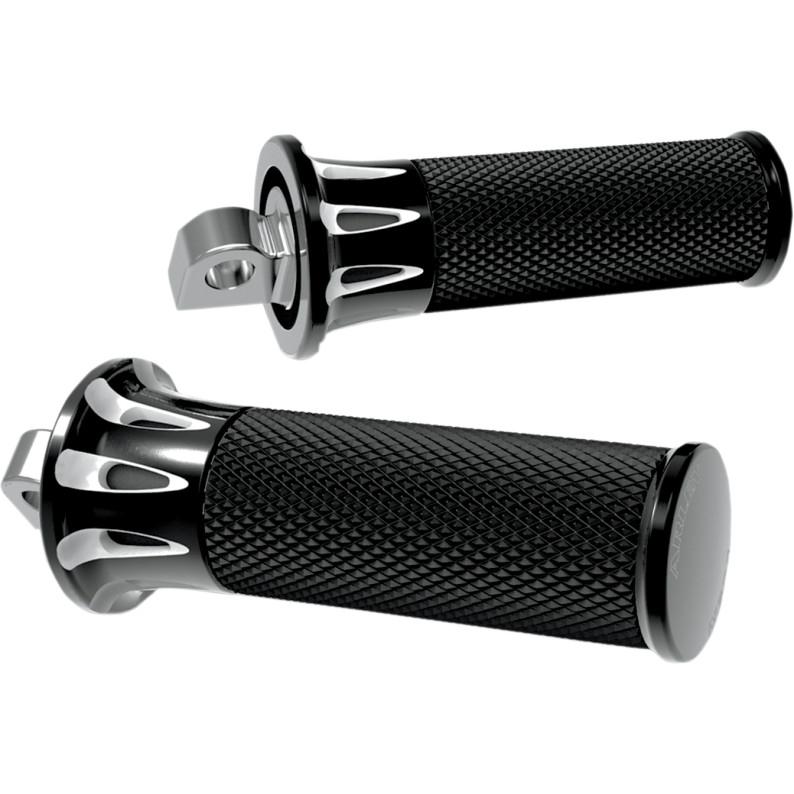 Fusion Footpegs - Deep Cut - Black