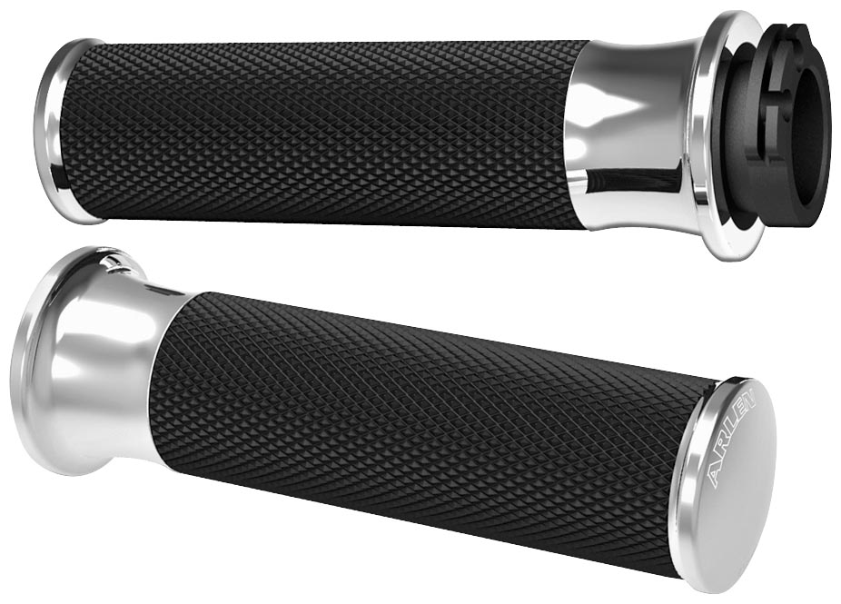 Fusion Series Grips - Smooth - Chrome