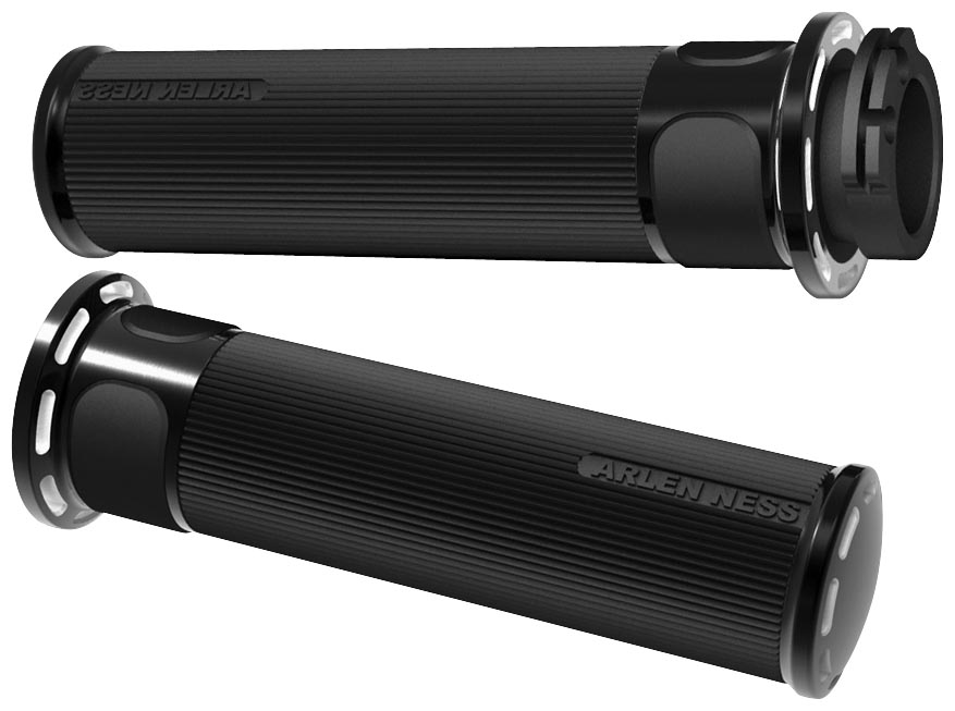 Fusion Series Grips - Slot Track - Black