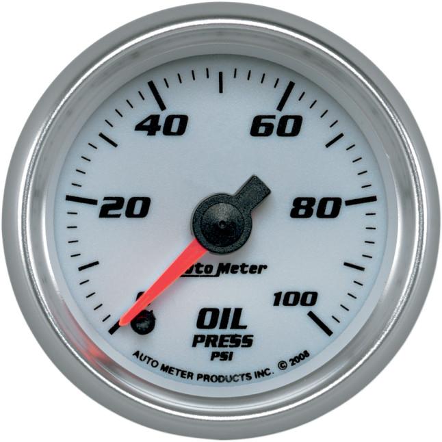 C2 2 1/16in. Oil Pressure Gauge