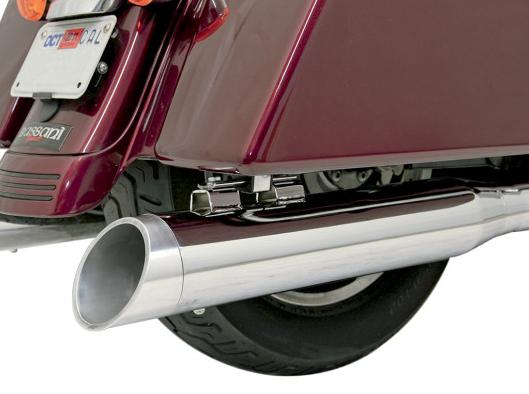 End Cap for 4in. Quick Change Series Slip-On - Slash Cut - Polished