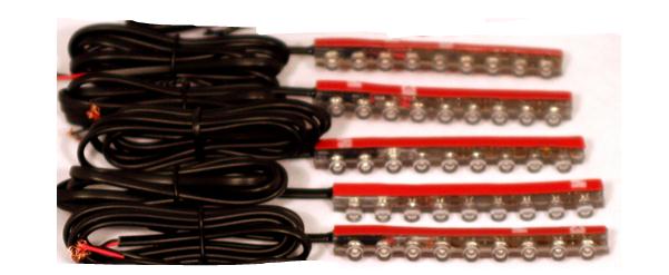 Stingerz LED Accent Light - 9 LED (3.5in. L) - Lava