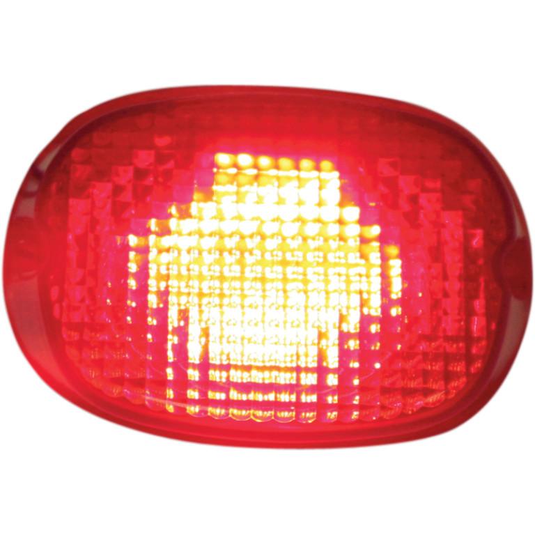 LED Integrated Taillight with No Window - Red
