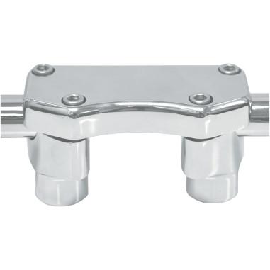 Handlebar 1.5in. Riser/Top Clamp Kit - Chrome