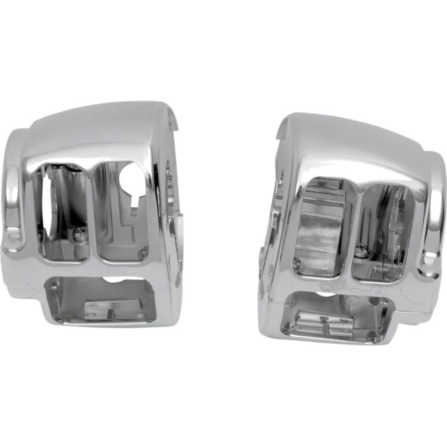 Lower Left Switch Housing  for Chrome Handlebar Control Kits with Mechanical Clutching