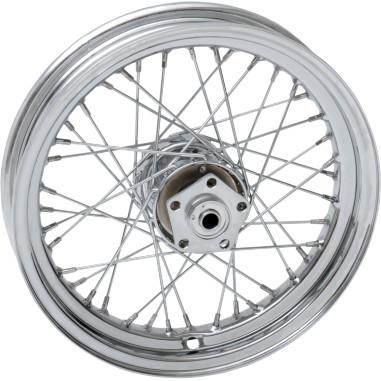 Laced Chrome 40 Spoke 16x3 Front Wheel