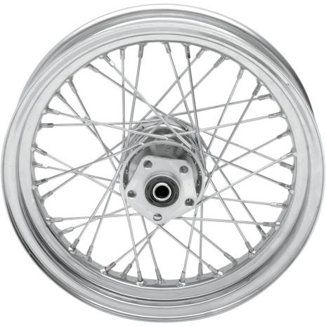 Laced Chrome 40 Spoke 16x3 Rear Wheel