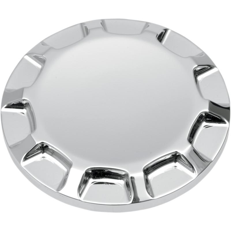 Straight-Cut Gas Cap - Non-Vented - Chrome