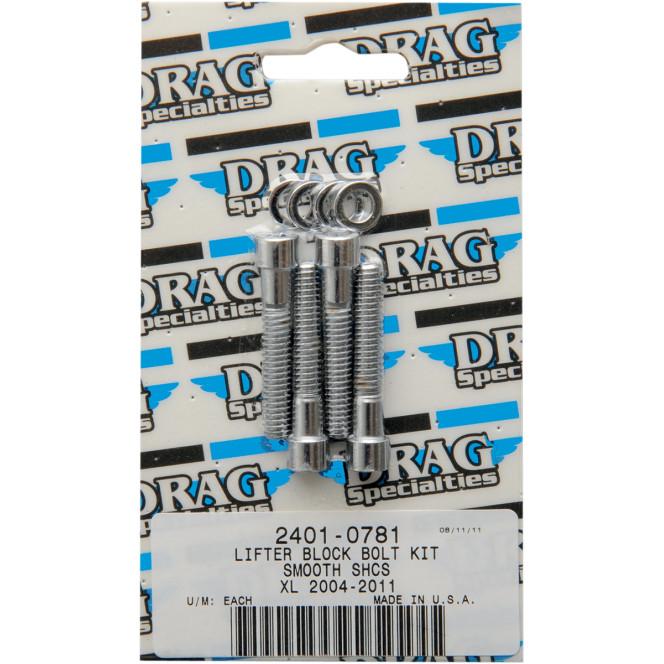 Lift Block Chrome Socket-Head Bolt Set - Smooth