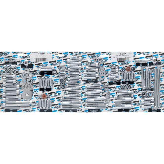 Derby Cover (button-head Torx) Chrome Socket-Head Bolt Set