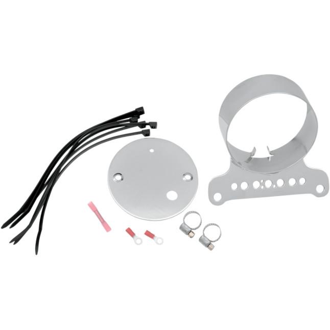 Gauge Bracket - Single - Chrome