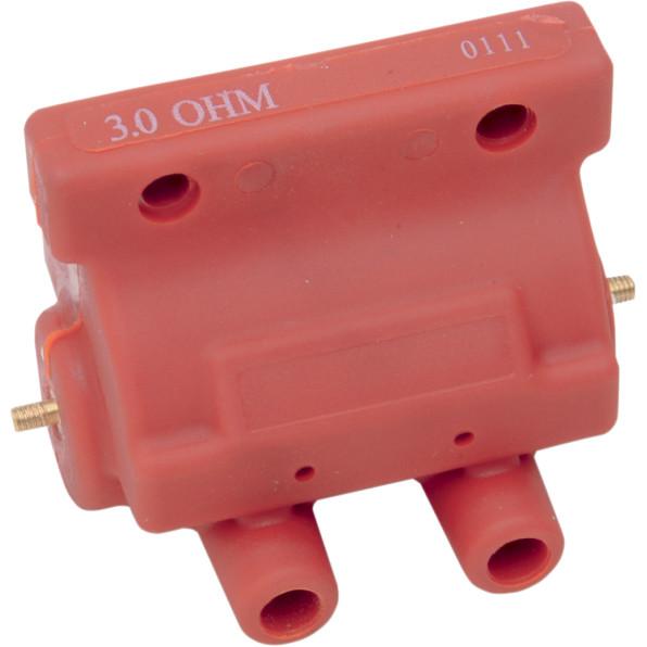 12V Performance Ignition Coil - 3 OHM - Red