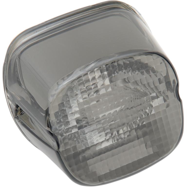 Laydown Taillight Lens with Bottom Tag Window - Smoke