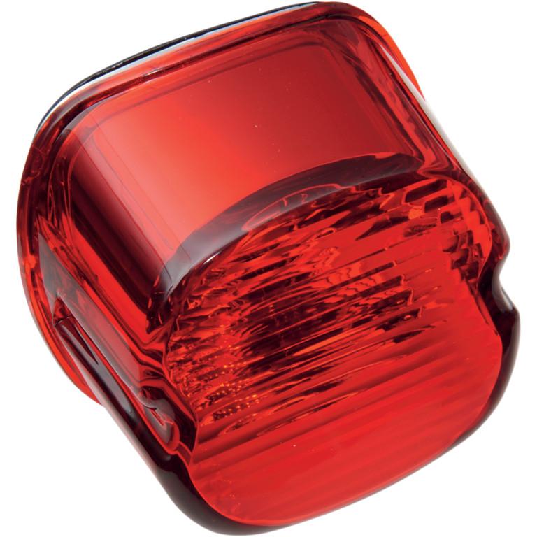 Laydown Taillight Lens with No Tag Window - Red