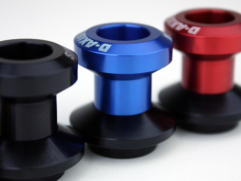 6mm Swingarm D Axis Spools - Black/Black