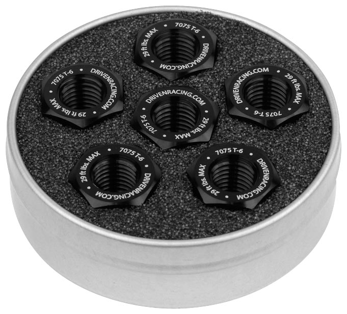 Ducati 5 Bolt Sprocket Nuts - Black