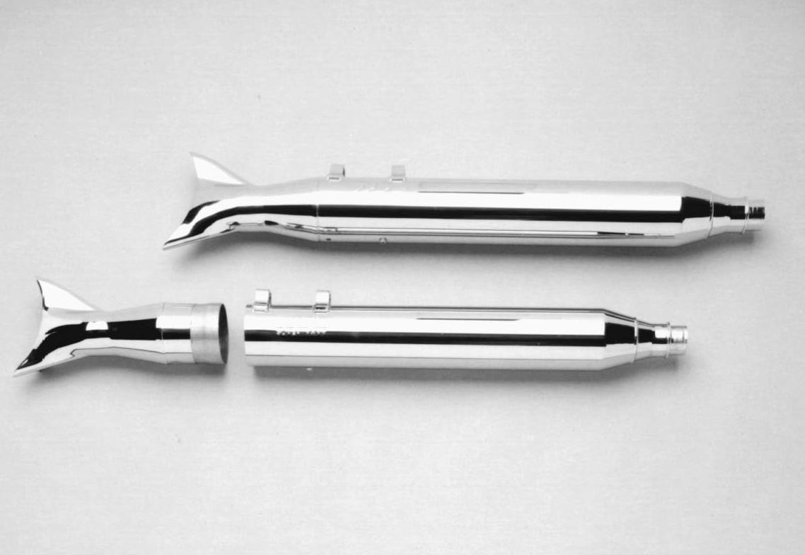 Internal Disc Series Slip-Ons - Fishtail - Chrome