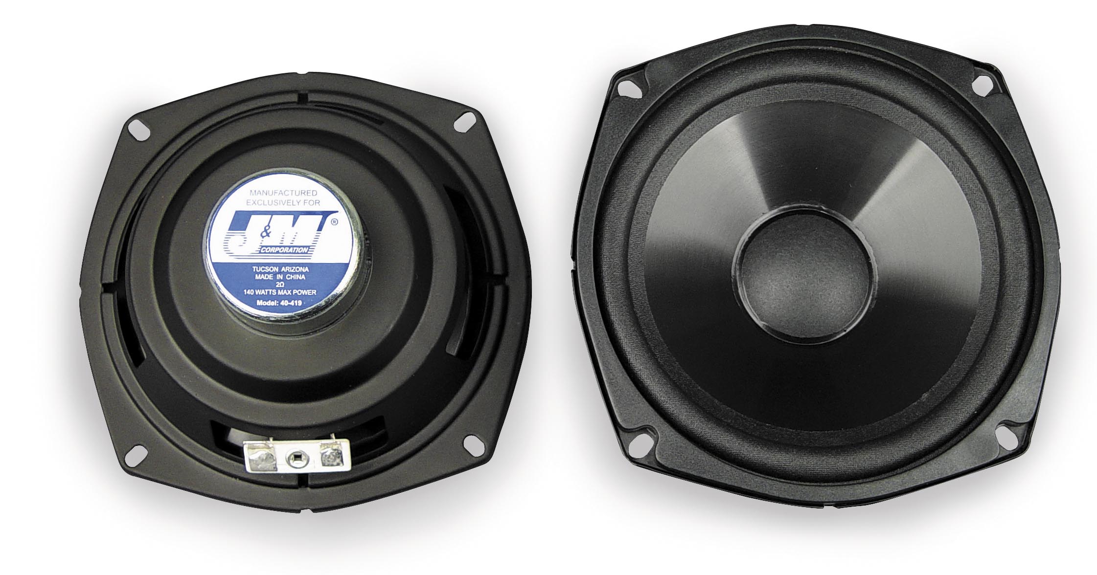 High-Performance Fairing and/or Rear Speakers (2 ohm)