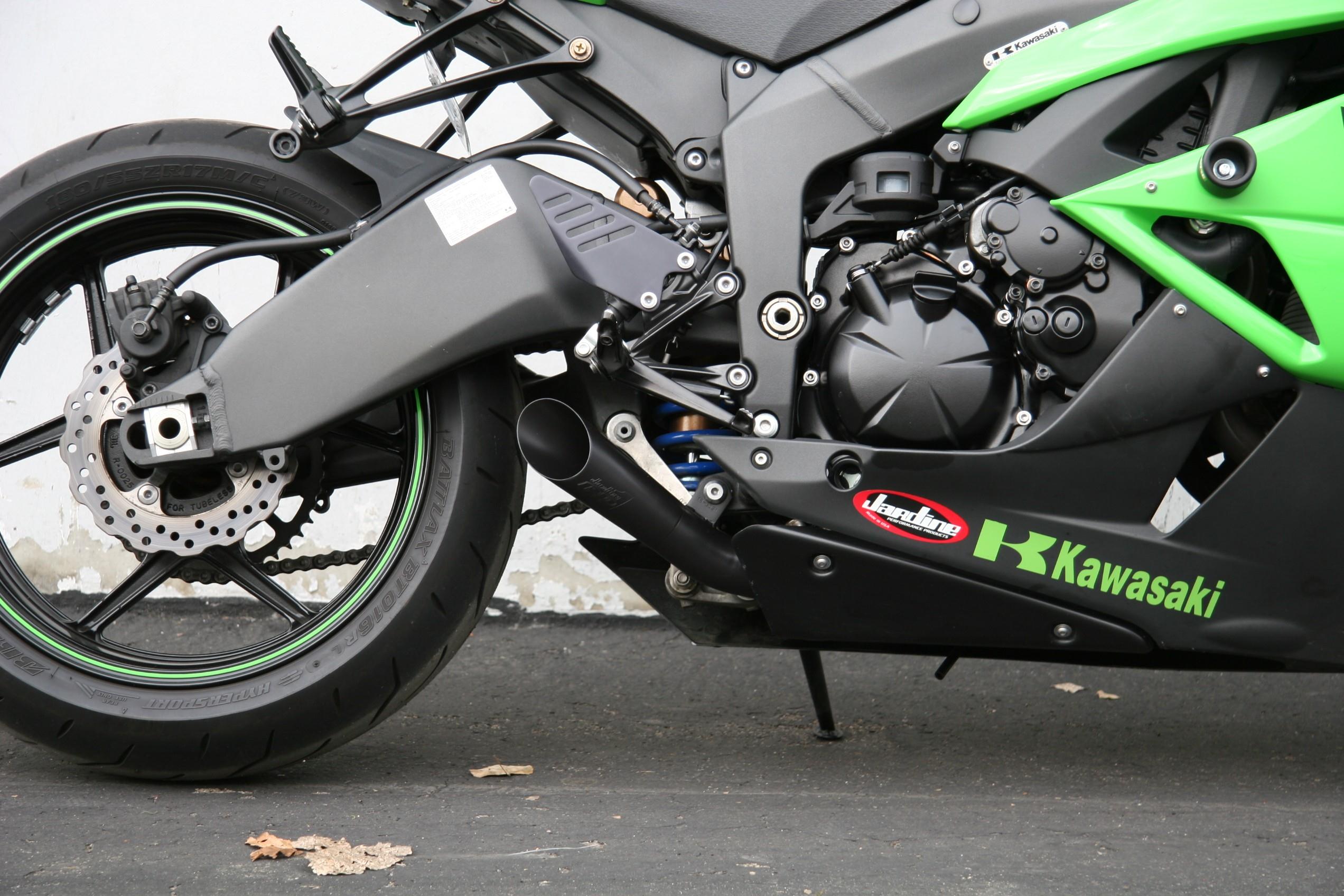 GP1 Slip-On - Black Ceramic-Coated Stainless Steel Tubing - No Muffler