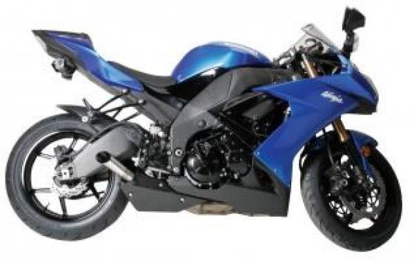 GP1 Slip-On - Black Ceramic-Coated Stainless Steel Tubing - No Muffler