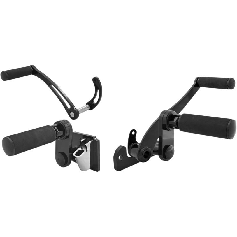 J-FL Series Forward Controls - Black - Full Rubber