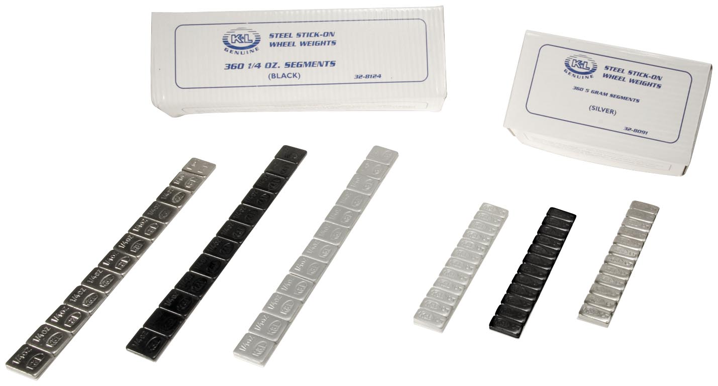 Steel Stick On Wheel Weights - Chrome - 5g.