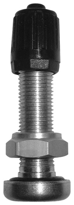 Valve Stem - 10mm - Straight - Silver