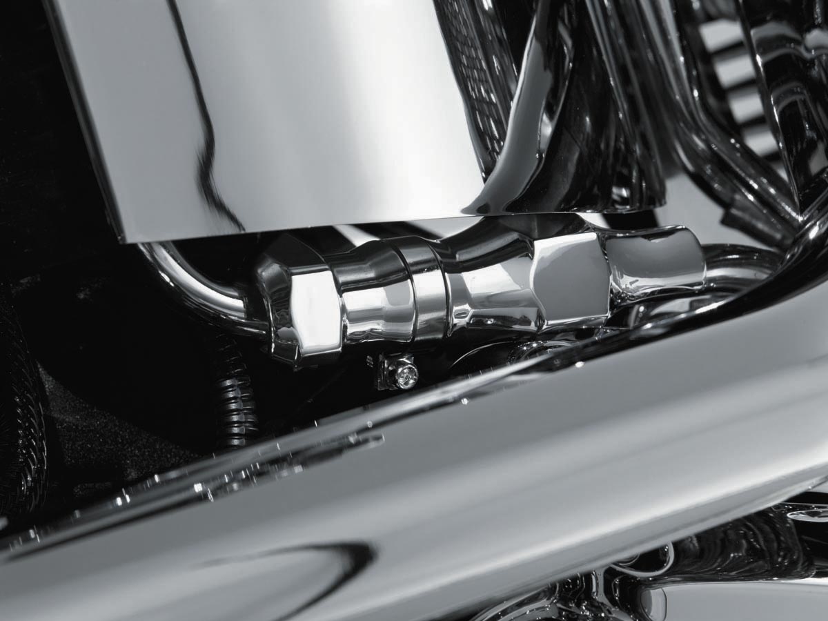 Oil Line Cover - Chrome