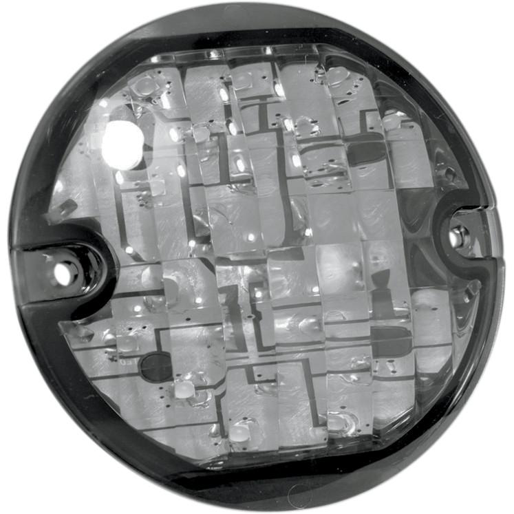 LED Rear Turn Signal Inserts - Flat style - Smoke