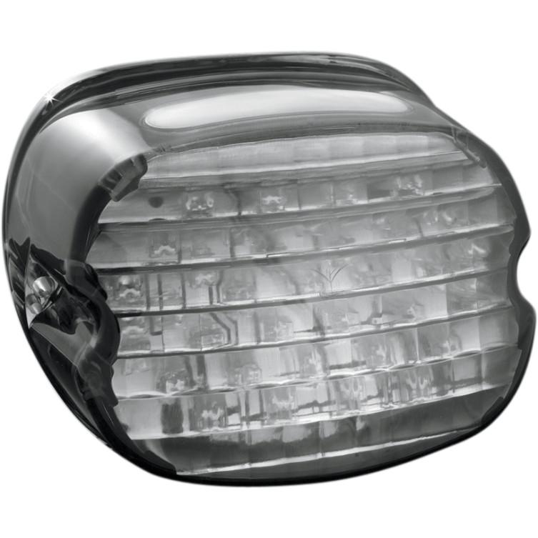Low-profile Panacea Taillight Lens with No Tag Light Window - Smoke