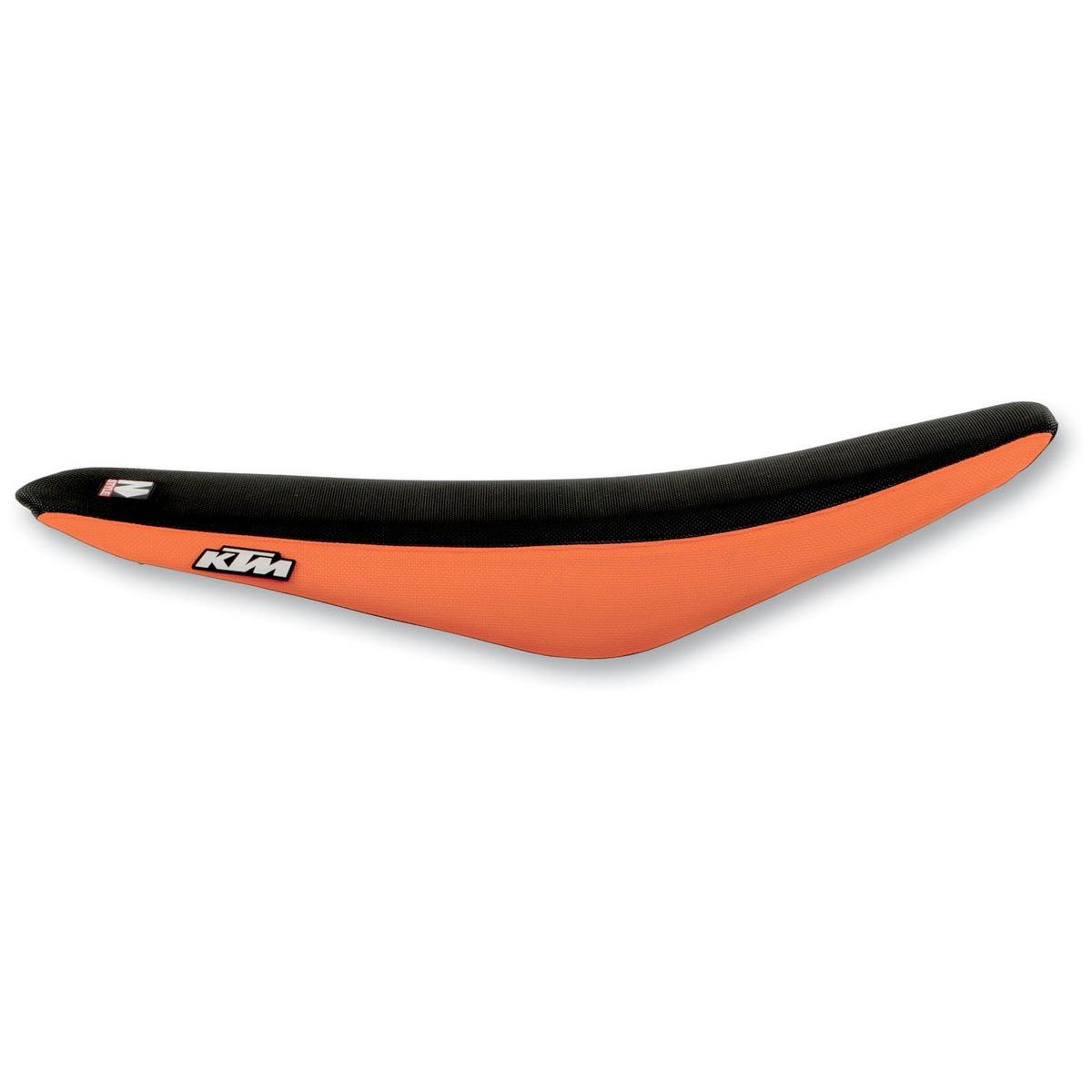 Factory Issue 3 Panel Grip Seat Cover - Orange/Black