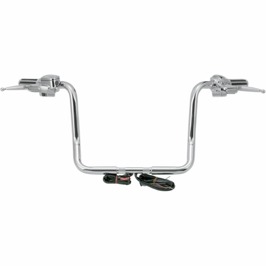 1-1/4in. Preassembled Wide Dresser Ape Hanger Handlebar Kit - 14in. - Chrome