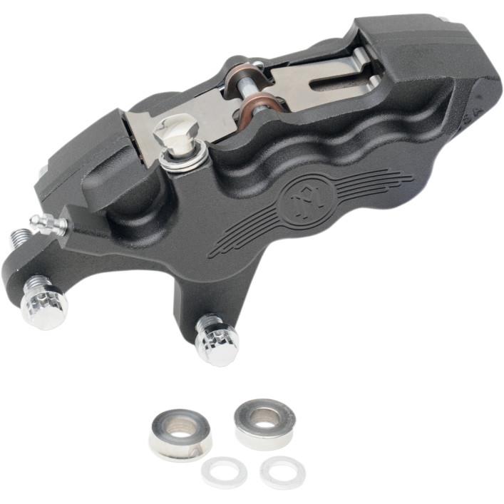 Six-Piston Differential-Bore Front/Left Brake Caliper Kit - Black Ops