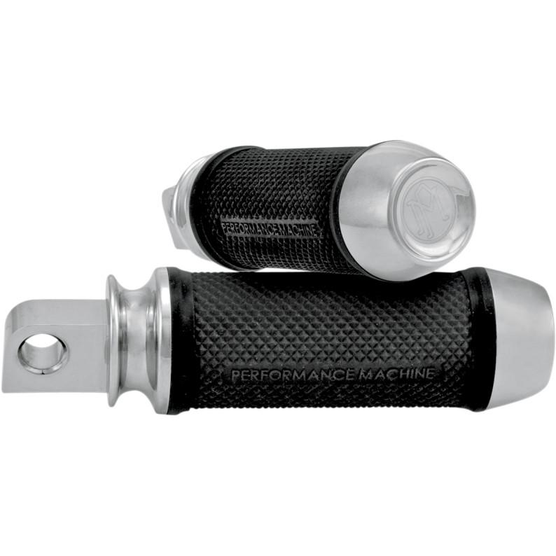 Elite Footpeg with Straight Male Mount - Chrome