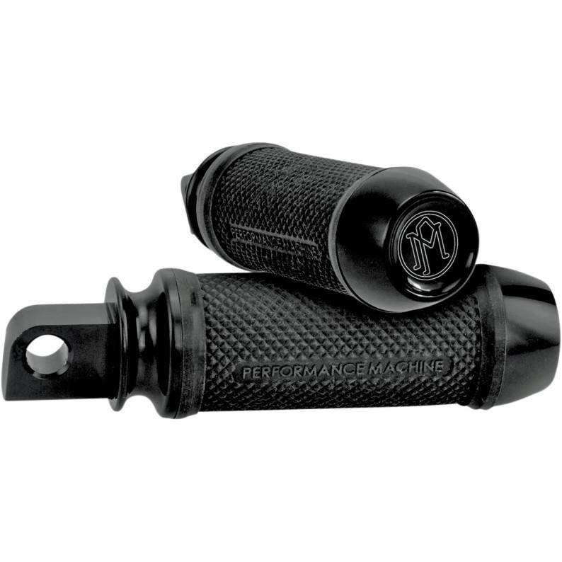 Elite Footpeg with Straight Male Mount - Black