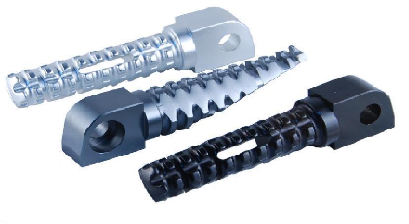 SBK Pegs for OEM Footrest - Passenger - Black