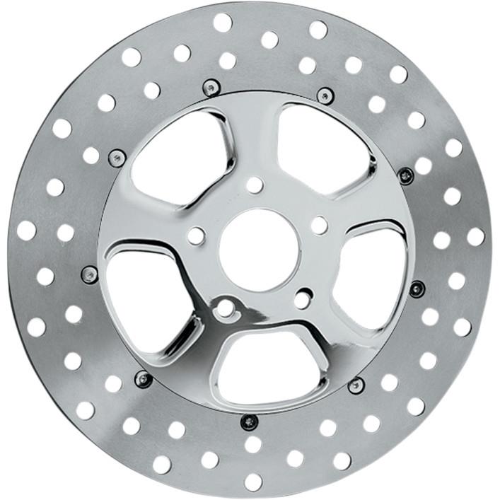 Nitro 13in. Floating Brake Rotor - Chrome