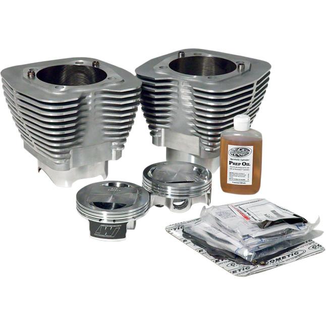 Monster Big Bore Kit (131in. Flat Top) - Bore 4.250in. - 10.5:1 Compression - Silver