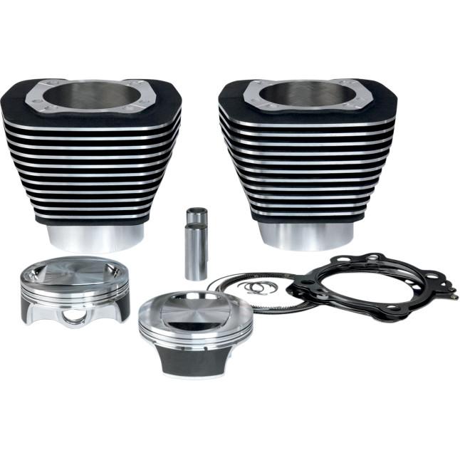 Monster Big Bore Kit (117in. Flat Top) - Bore 4.125in. - 10.5:1 Compression - Black
