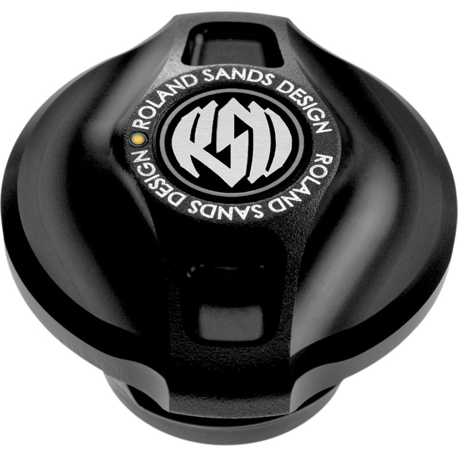 Replacement Fuel Gauge Cap With LED Fuel Light - Cafe - Black Ops
