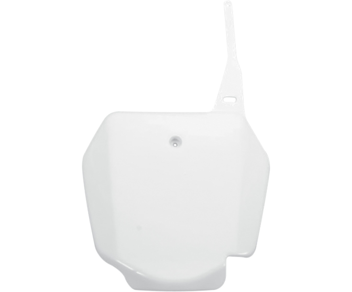 Front Number Plate - White