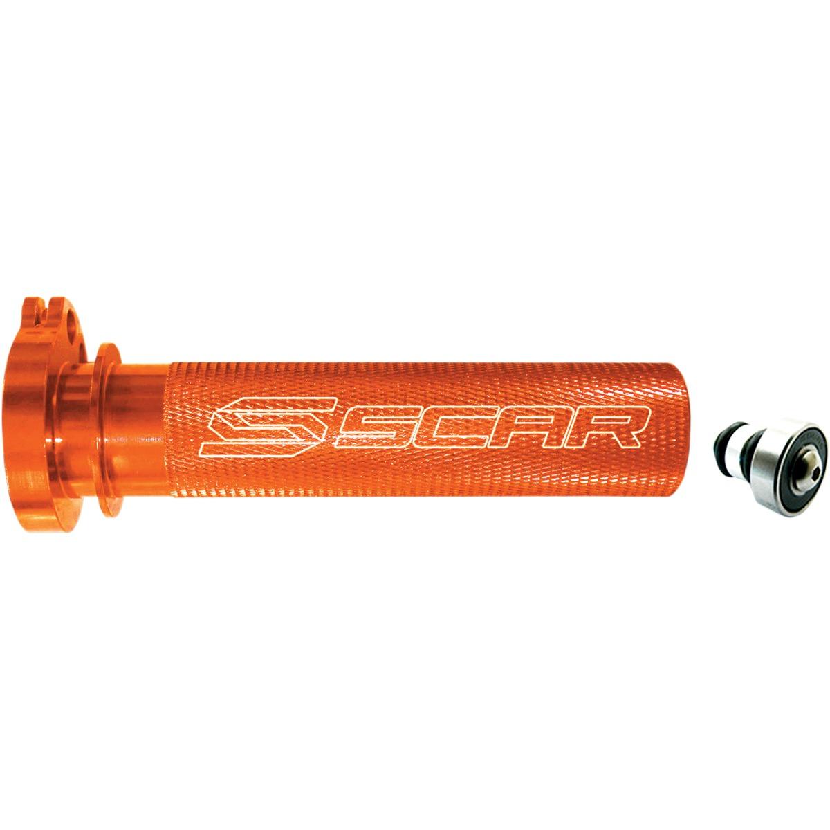Aluminum Throttle Tube with Bearing - Orange