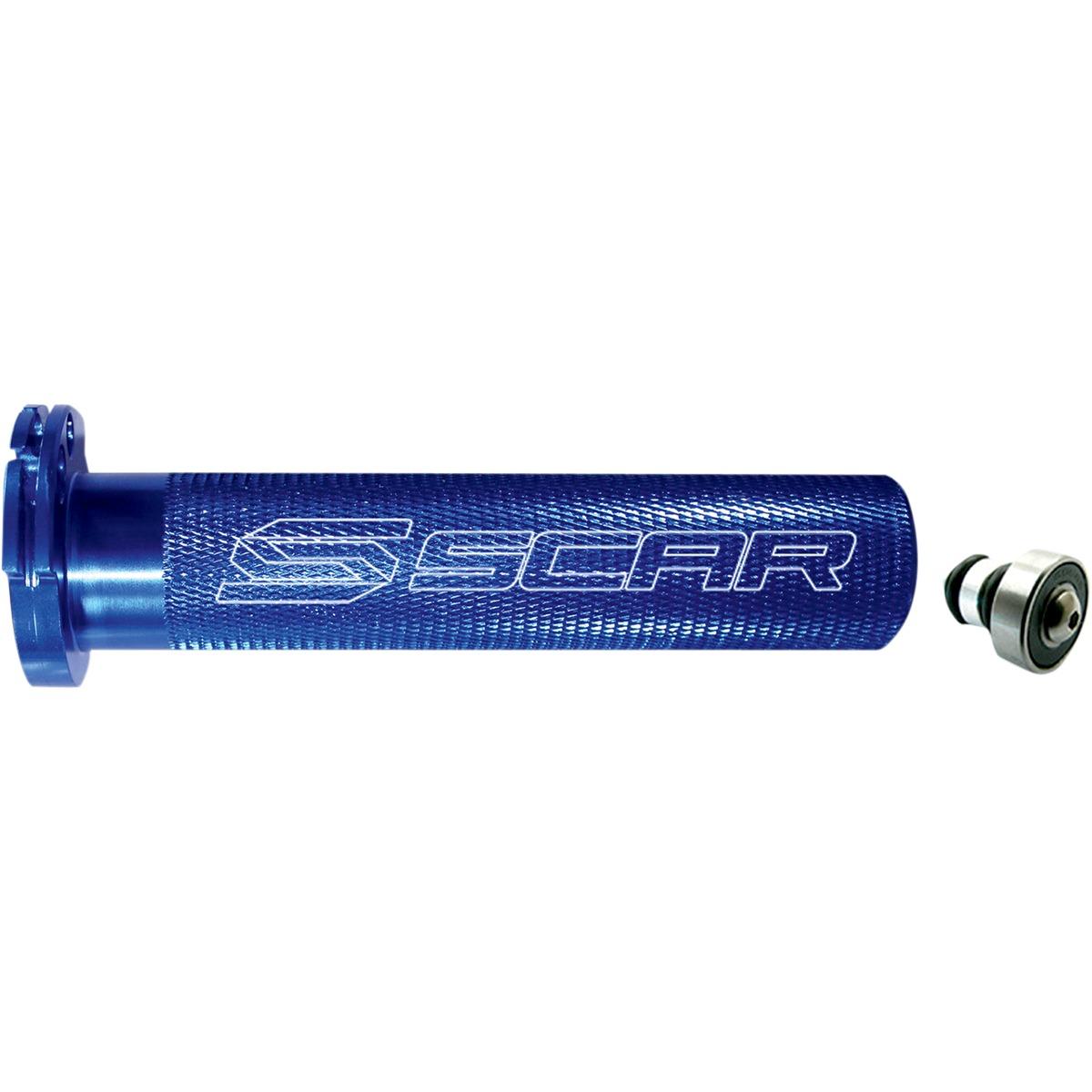 Aluminum Throttle Tube with Bearing - Blue
