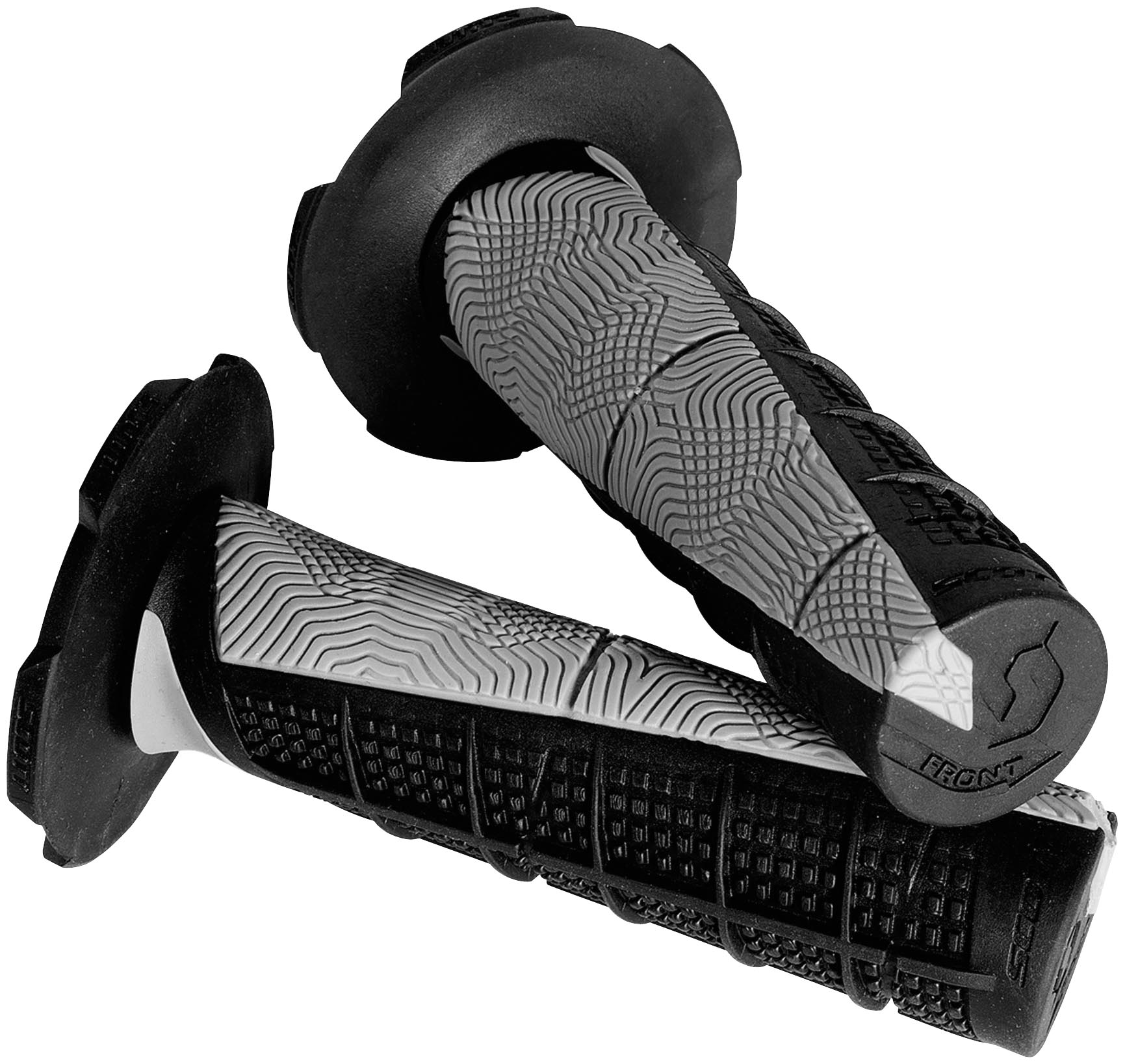 Deuce MX Grips - Gray/Blue