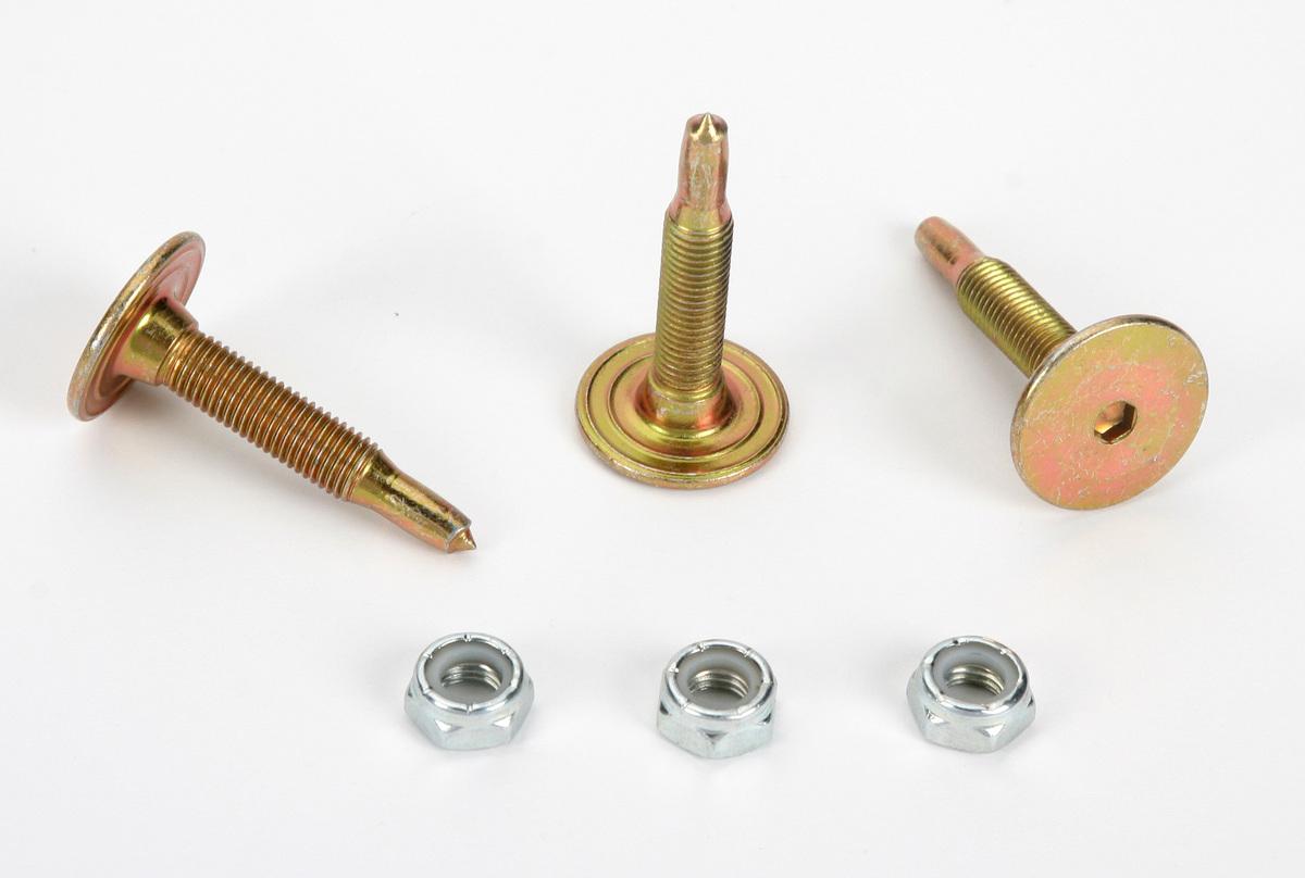 Power Point Carbide Push-Through Studs without Locknuts - 1.625in. Stud Length