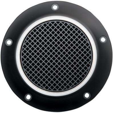 Derby Cover - Cross Cut - Black Anodized