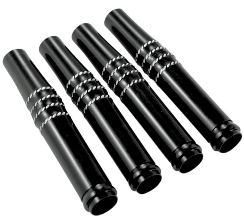 Pushrod Tubes - Black Anodized